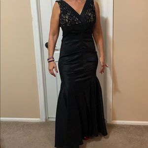 Black gown
